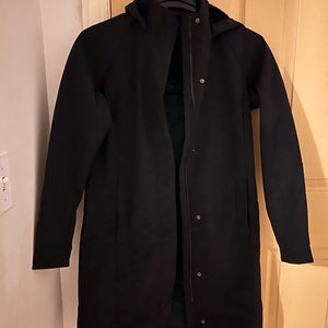 Mondetta Ladies' Long Softshell Jacket, Black, X-Small